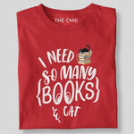 Load image into Gallery viewer, I need so many books and cat