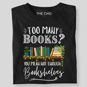 TOO MANY BOOKS?