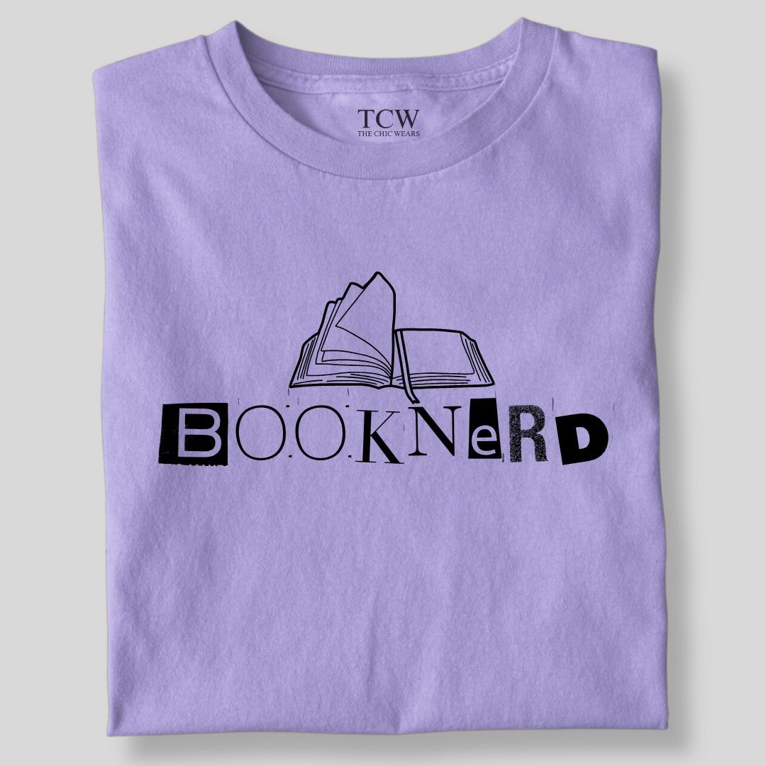 BOOK NERD  FUNNY FONT