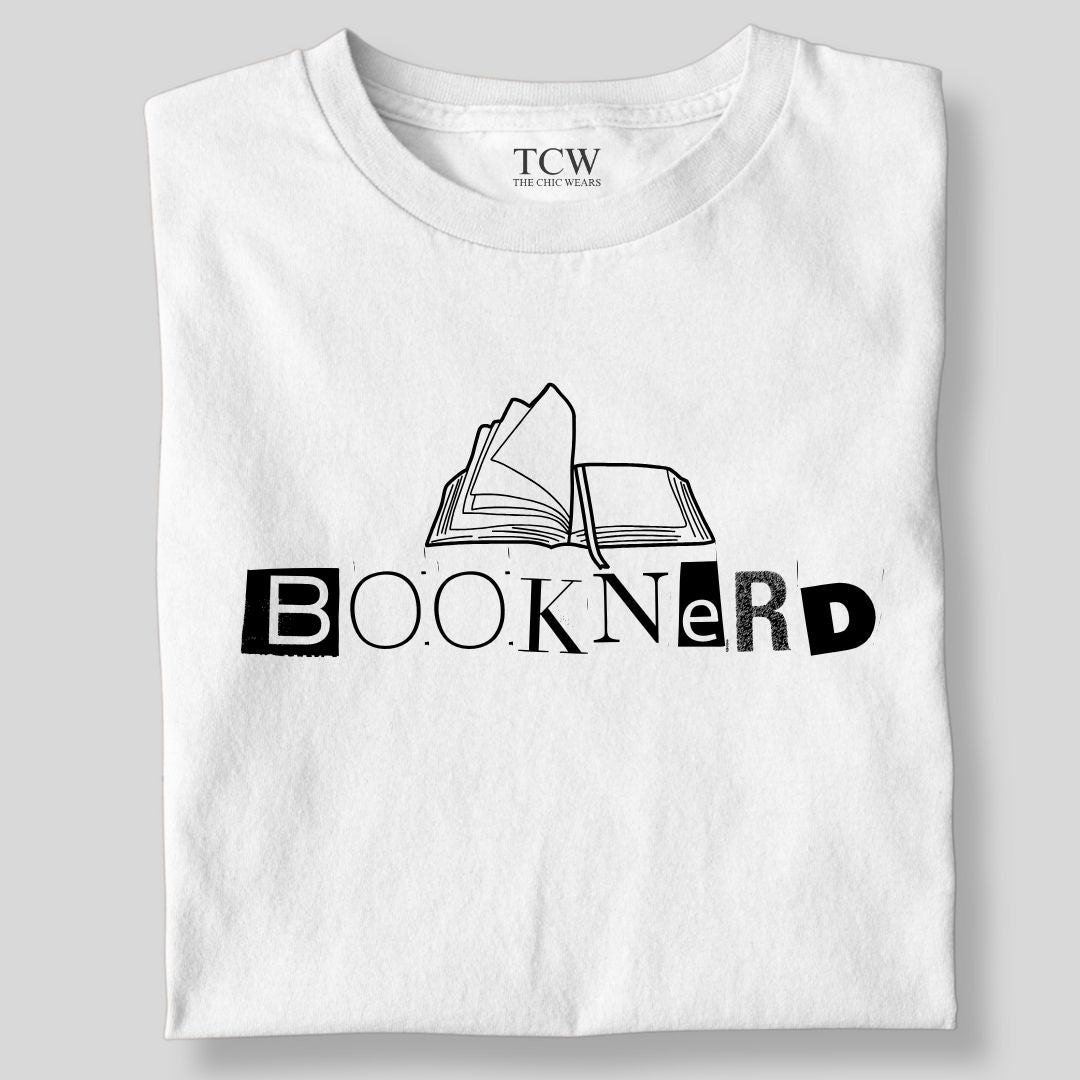 BOOK NERD  FUNNY FONT