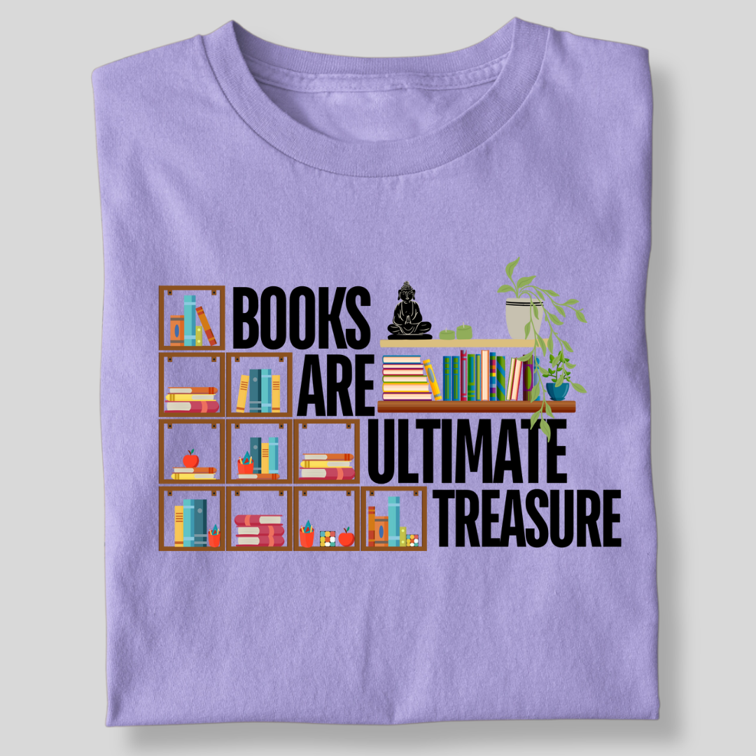 BOOKS ARE THE ULTIMATE TREASURE STEPS