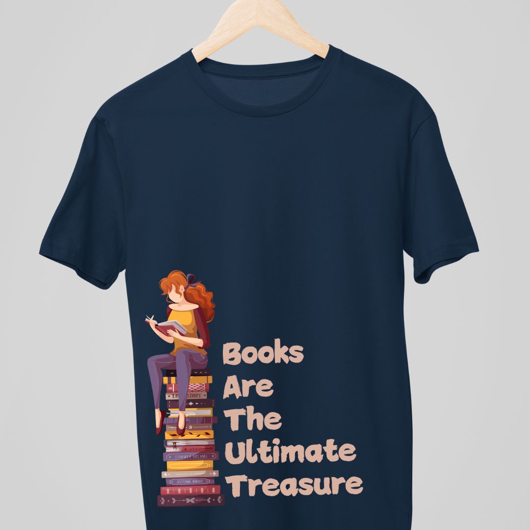 BOOKS ARE THE ULTIMATE TREASURE WITH SO MANY BOOKS