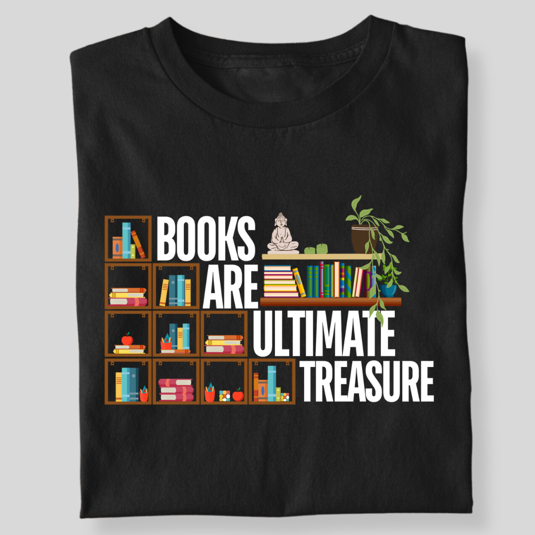 BOOKS ARE THE ULTIMATE TREASURE STEPS