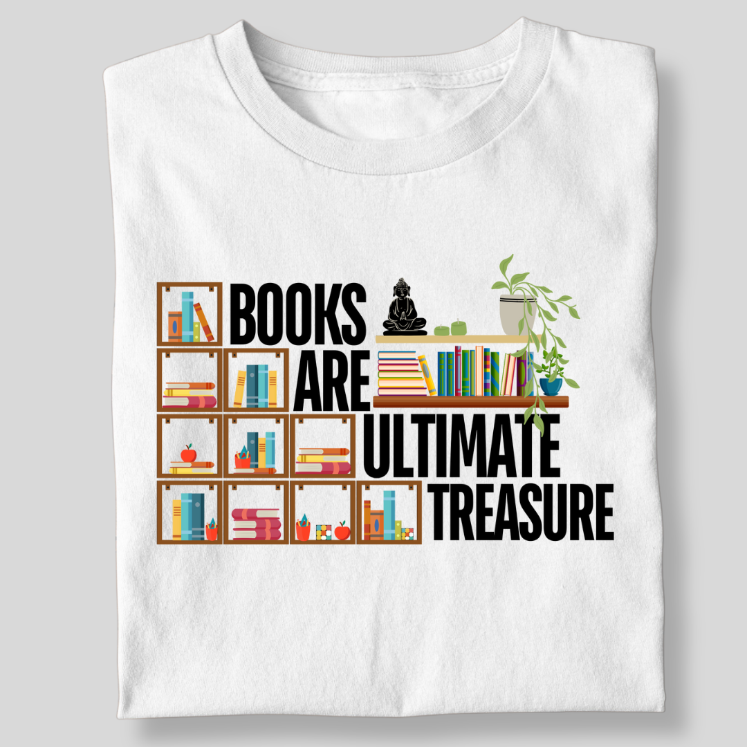 BOOKS ARE THE ULTIMATE TREASURE STEPS