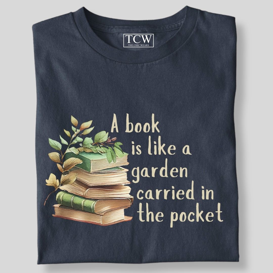 A BOOK IS LIKE A GARDEN PAINTED