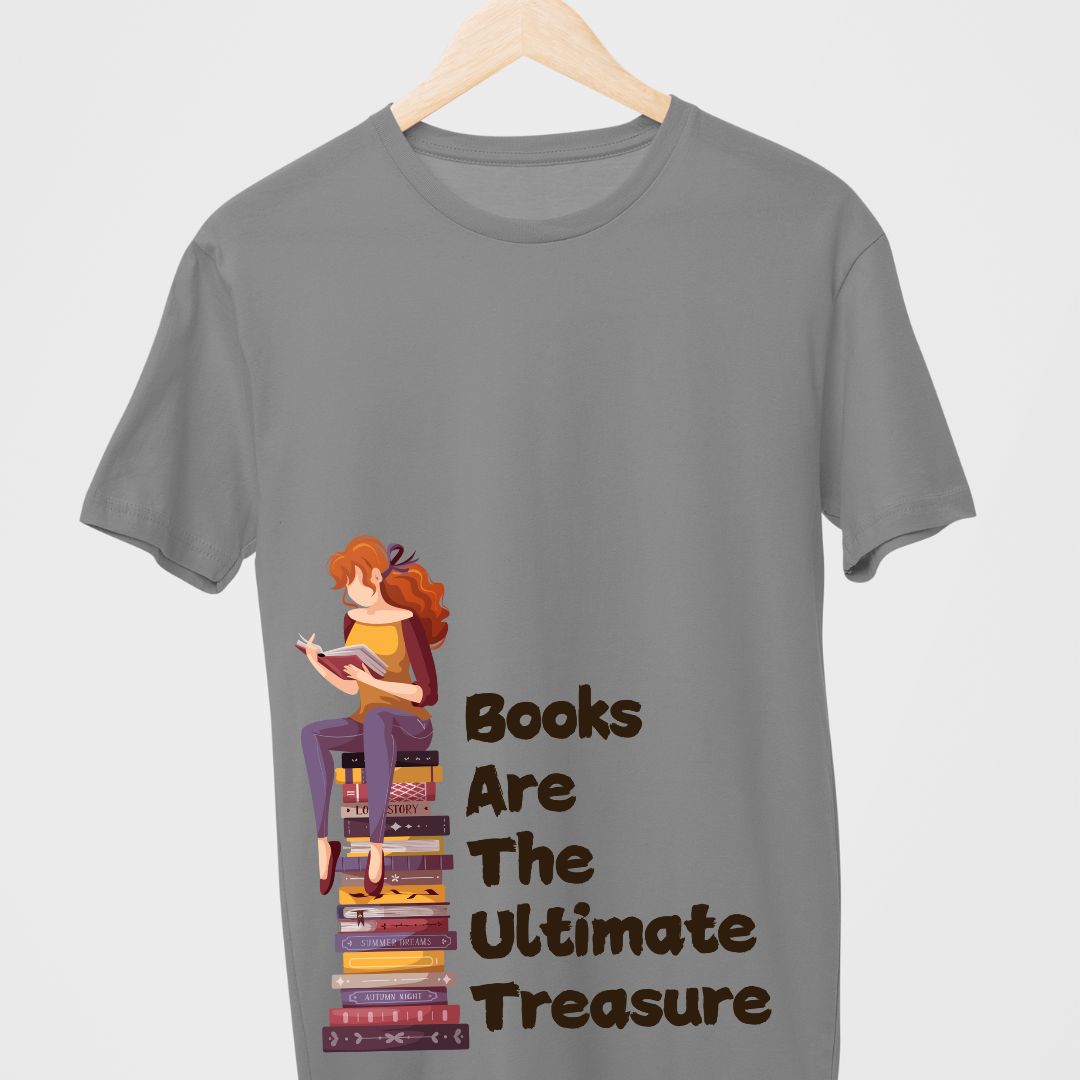 BOOKS ARE THE ULTIMATE TREASURE WITH SO MANY BOOKS