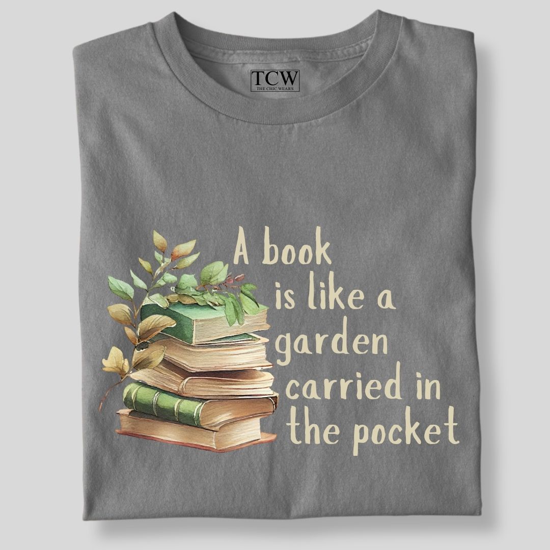 A BOOK IS LIKE A GARDEN PAINTED