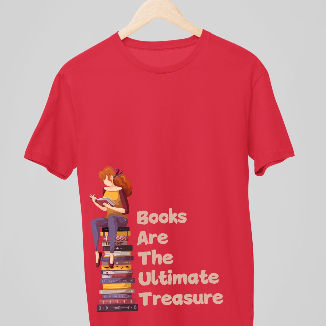 BOOKS ARE THE ULTIMATE TREASURE WITH SO MANY BOOKS