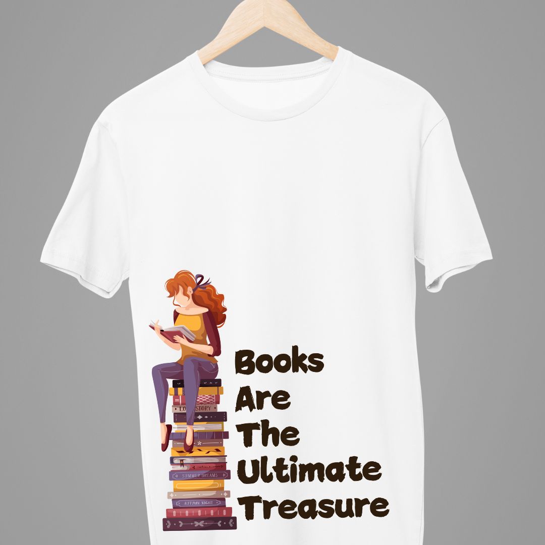 BOOKS ARE THE ULTIMATE TREASURE WITH SO MANY BOOKS