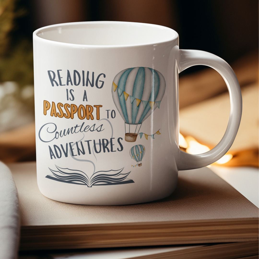 reading is a passport Mug